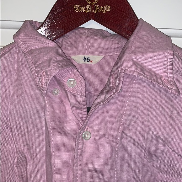 45rpm pink Oxford button down M - Picture 2 of 7